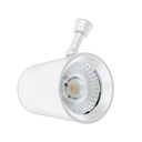 Faro Led Da Binario Trifase 30W 4000LM D85 Carcassa Bianca 4000K CRI 80 Angolo 35 Trasformatore Separabile Escluso