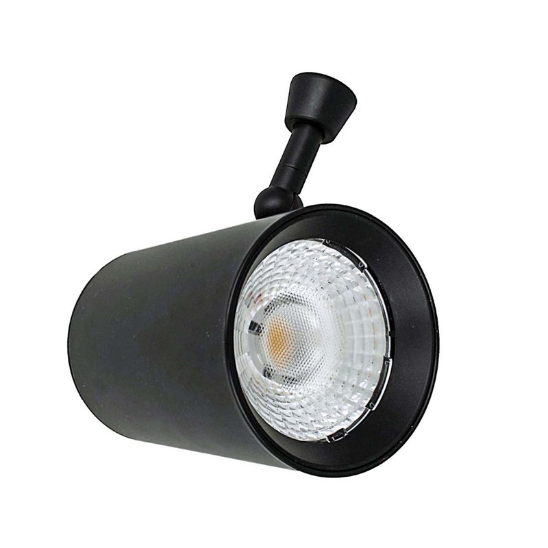 Faro Led Da Binario Trifase 30W 4000LM D85 Carcassa Nera 3000K CRI 80 Angolo 35 Trasformatore Separabile Escluso