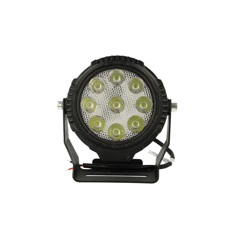 Faro Led Fanale Rotondo Flood 45W Larga 12V 24V 36V 48V 60V 9X5W Cree XTE Nuovo Design