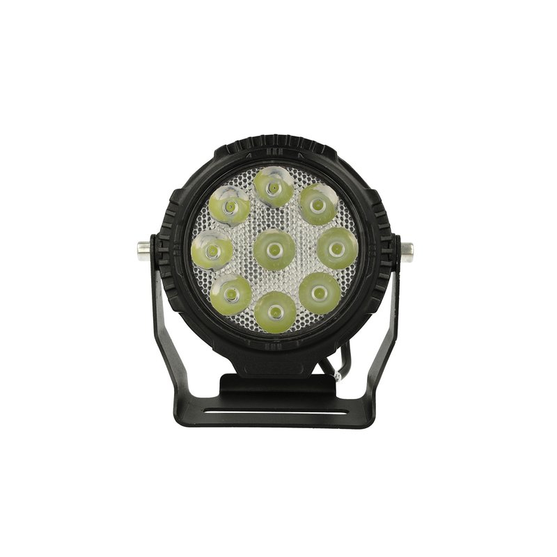 Faro Led Fanale Rotondo Spot 45W Beam 12V 24V 36V 48V 60V 9X5W Cree XTE Nuovo Design