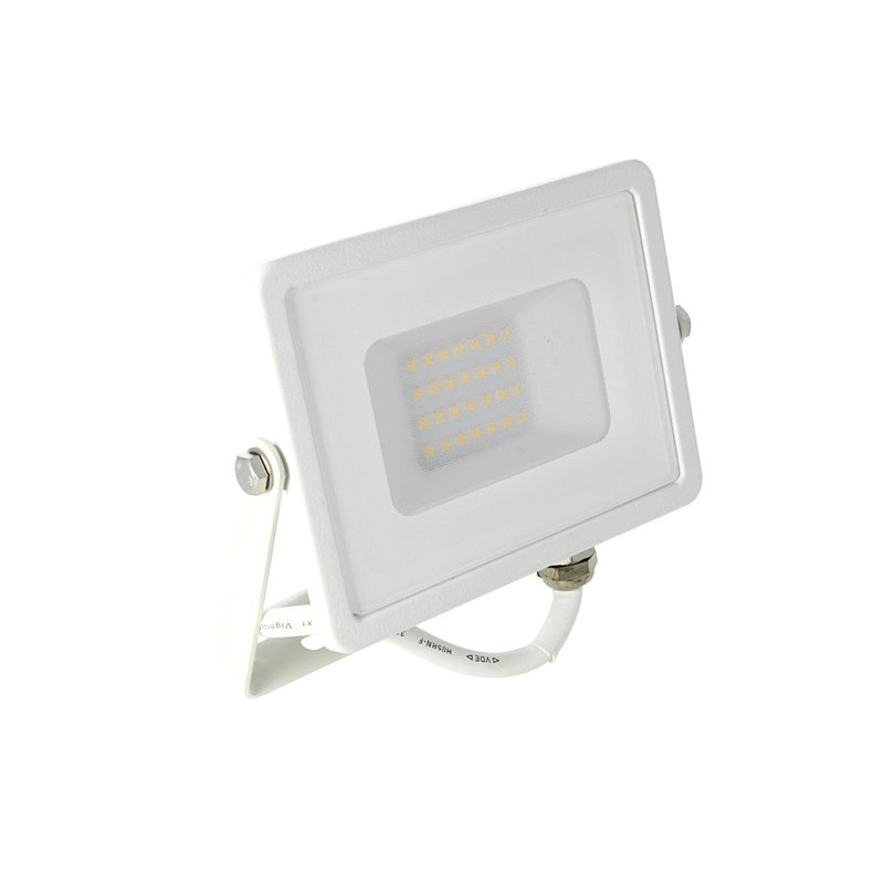 Faro Led Flood Light 20W IP65 Bianco Freddo 6400K Super Slim Chip Samsung Garanzia 5 Anni SKU-444