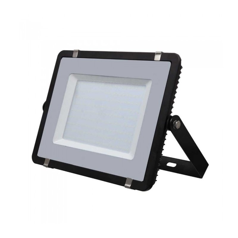 Faro Led Flood Light 300W IP65 Bianco Freddo Super Slim 55mm Carcassa Nera Samsung Garanzia 5 Anni SKU-10032