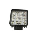 Faro Led Supplementare Profondita 12V 24V 36V 48V 60V 48W Quadrato Super Luminoso Angolo Stretto