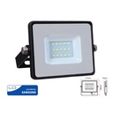 Faro Proiettore Led Flood Light 10W Bianco Freddo 6400K Carcassa Nera Chip Samsung Garanzia 5 Anni SKU-426