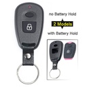 Guscio Chiave Telecomando 2 Tasti Keyless Senza Lama Batteria Su Circuito Senza Transponder Per Hyundai Santa Fe Matrix Atos Accent Elantra