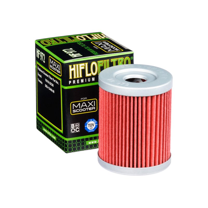 HIFLO HF972 Filtro Olio Moto Yamaha X-Max 400 Suzuki Burgman 250/400 I Serie