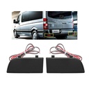 Kit 2 Fanali Posteriori A Led Nero Fume Per Mercedes Benz Sprinter Viano Sostituzione Riflettore Catarifrangente Originale