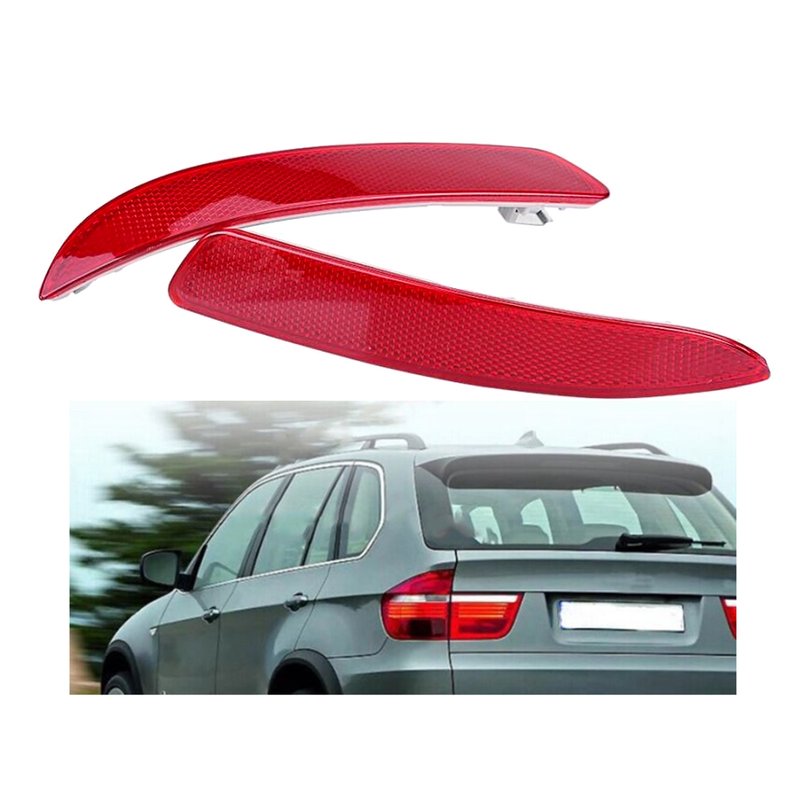 Kit 2 Fanali Posteriori A Led Rosso Per BMW E70 E71 X5 X6 Sostituzione Riflettore Catarifrangente Originale