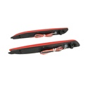 Kit 2 Fanali Posteriori A Led Rosso Per Mazda 3 Sostituzione Riflettore Catarifrangente Originale Rear Bumper Tail Brake Reflector Light