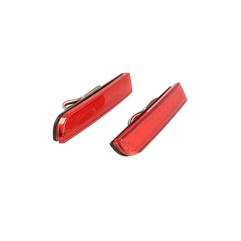 Kit 2 Fanali Posteriori A Led Rosso Per Mitsubishi Lancer Outlander Sport RVR ASX Rear Bumper Tail Brake Reflector Light