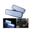 Kit 2 Fanali Posteriori A Led Trasparente Con Luce Bianco e Rosso Per Ford Transit Tourneo Custom Courier