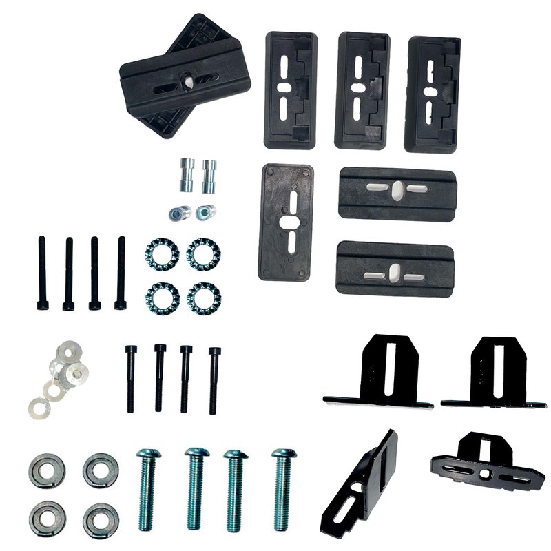 Kit di Fissaggio per Barre Portatutto da Tetto Delta/Omega per Auto  Modello 000106700000 FIX209FP Made in Italy