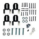 Kit di Fissaggio per Barre Portatutto da Tetto Delta/Omega per Auto Modello 000104900000 FIX201FP Made in Italy