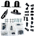 Kit di fissaggio per Barre Portatutto da Tetto Delta/Omega per Auto Modello 000105800000 FIX202FP Made in Italy