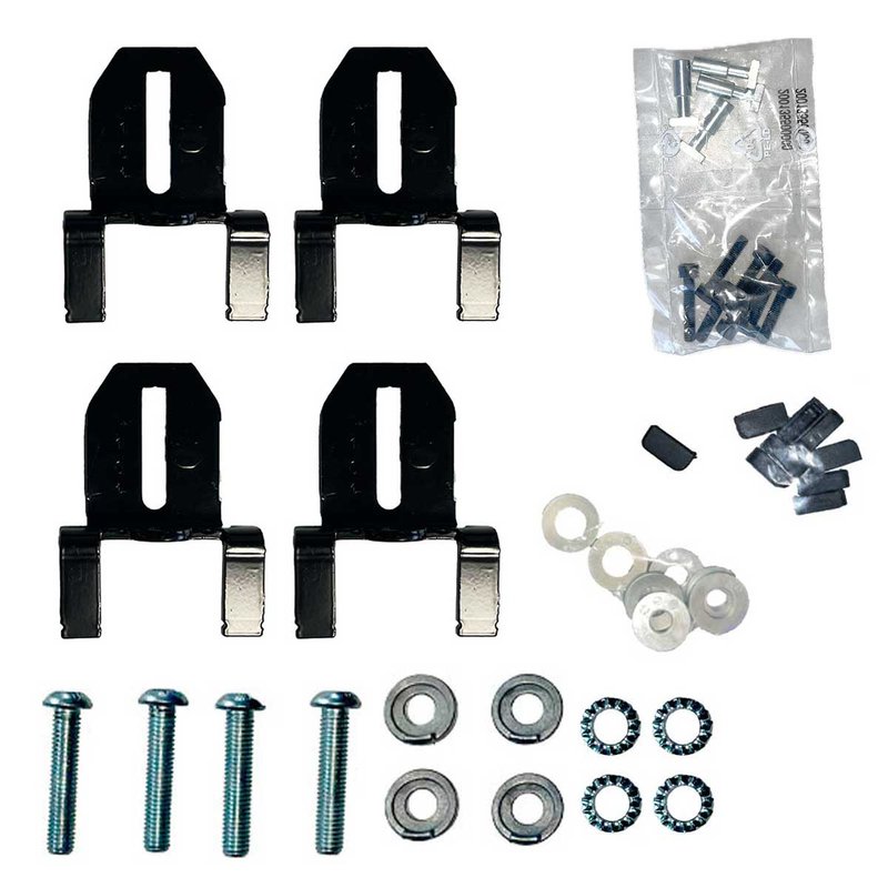 Kit di Fissaggio per Barre Portatutto da Tetto Delta/Omega per Auto Modello 000106200000 FIX206FP Made in Italy