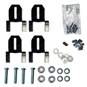 Kit di Fissaggio per Barre Portatutto da Tetto Delta/Omega per Auto Modello 000106200000 FIX206FP Made in Italy