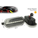 Kit Freccia Laterale a Led Side Marker Dinamica Lente Trasparente Ford Focus MK2 C-Max Fiesta Fusion Galaxy OEM 4M5A13K309AA