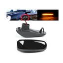 Kit Freccia Laterale a Led Side Marker Lente Nero Fume Luce Arancione Mercedes Benz W210 C W202 CLK W208 SLK R170