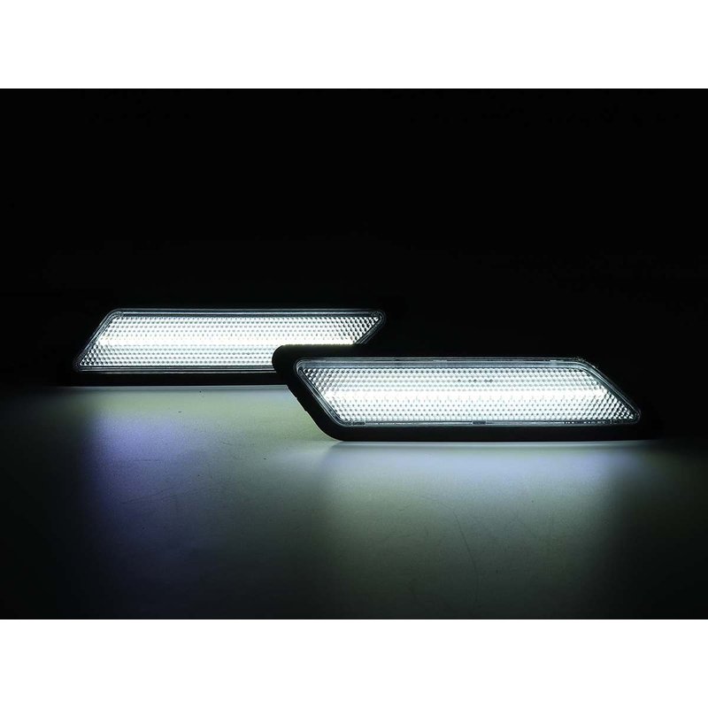 Kit Freccia Laterale a Led Side Marker Lente Trasparente Luce Bianco Per BMW Serie 3 F30 320 328 330 340 335 ActiveHybrid 3 2013-2015