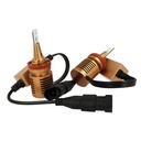 Kit Full Led Canbus Golden Pro H8 H11 H9 25W 12V 4000 lm Super Slim Facile Da Installare Raffredamento Ventola