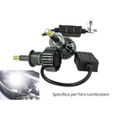 Kit Full Led Canbus H1 38W Reale Canbus 12V 24V Luce 360 Gradi Per Faro Lenticolare Ventola Silenzioso 4500 lm