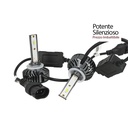 Kit Full Led Cob H27 880 PG13 881 PGJ13 26W Reale 12V Con Ventola Raffrenddamento Silenziosa Attacco Regolabile 2200 Lumen