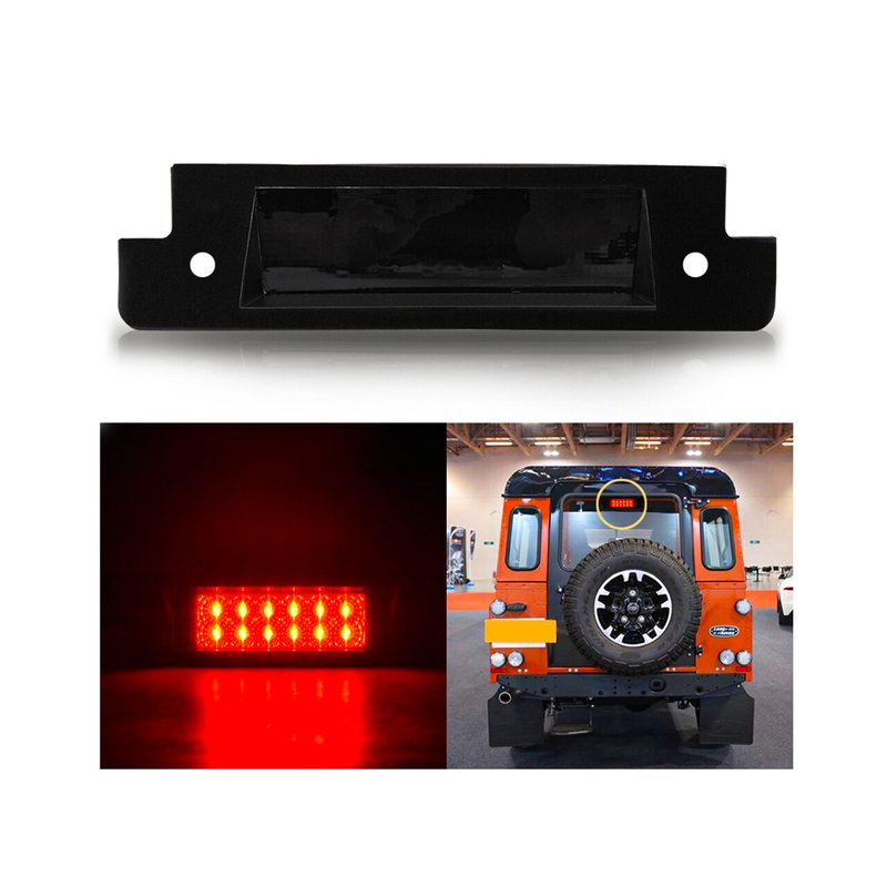 Kit Luce Terzo Stop a Led Singolo Nero Fume Per Land Rover Defender 1990-2016 Discovery II 1994-2004 OEM LR044451LEDR