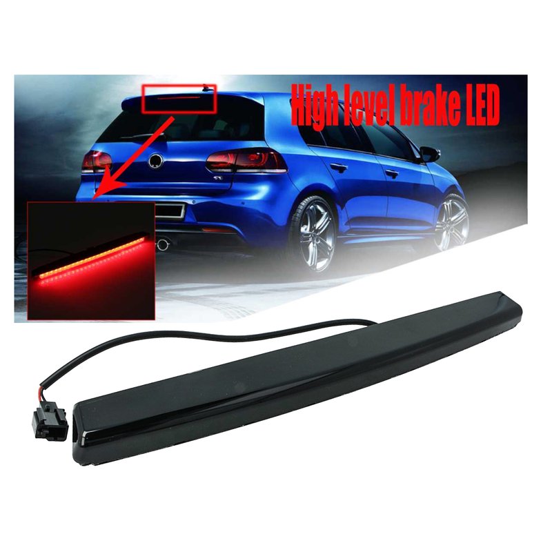 Kit Luce Terzo Stop a Led Singolo Nero Fume Per VW Scirocco 2009-2016