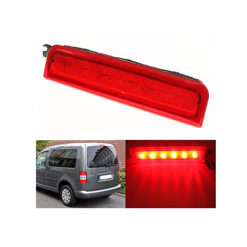 Kit Luce Terzo Stop a Led Singolo Rosso Per VW Caddy 2004-2015