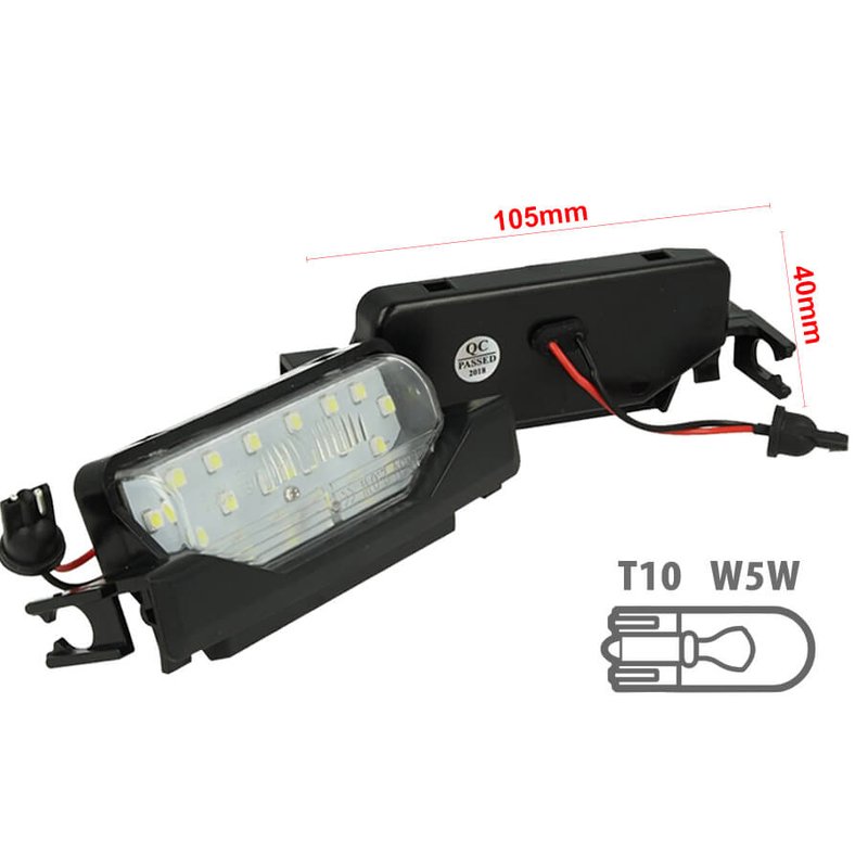 Kit Luci Targa Led Mazda 6 2009-2015 Bianco Canbus No Errore 12V 2W