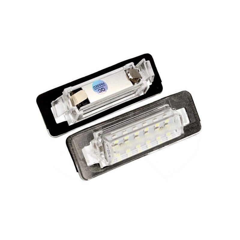 Kit Luci Targa Led Mercedes Benz W210 4D Sedan W202 4D Sedan Bianco Canbus No Errore