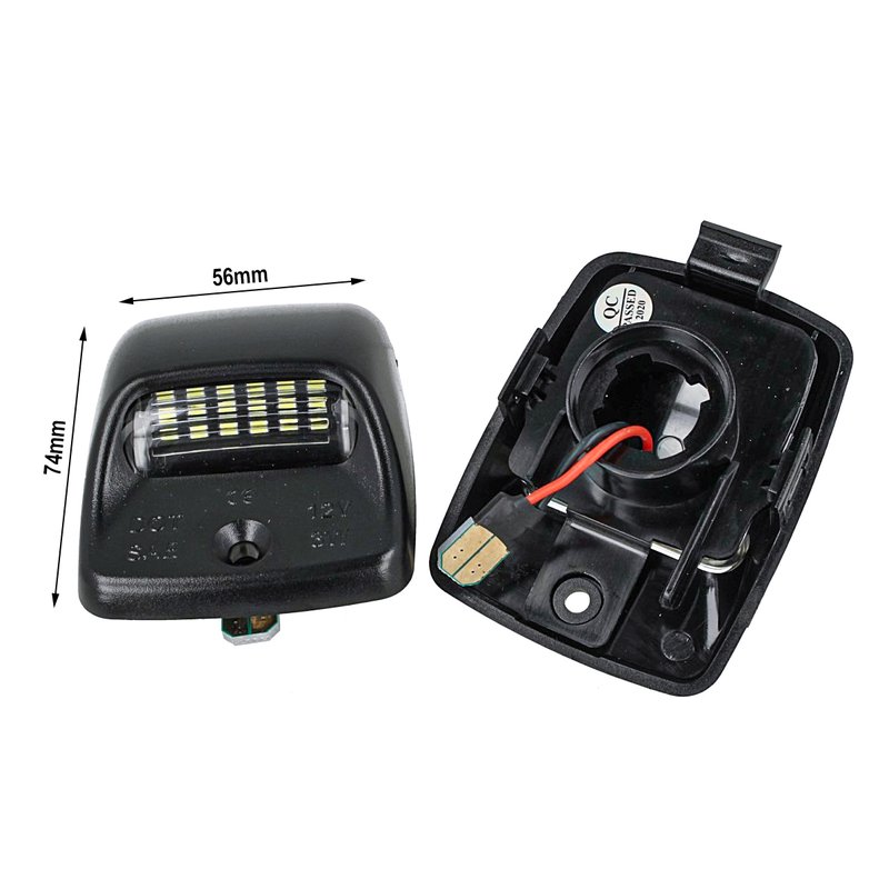 Kit Luci Targa Led Toyota Tacoma 2005-2015 Tundra 2000-2013 Canbus Bianco 6000K 12V 5W No Errore