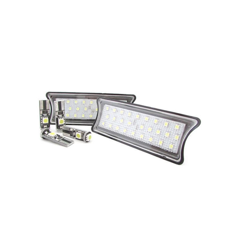 Kit Plafoniera Luci Led Di Cortesia Lettura BMW E60 E65 E87 Bianco 4 Lampade Led T10 Canbus Incluso