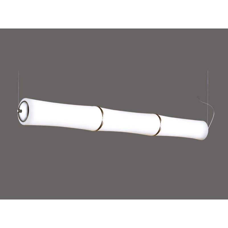 Lampada Led A Sospensione Moderno Forma 3 Canne Bambu Lunga 1310mm 52W 3000K Dimmerabile Triac Dimmer SKU-3979