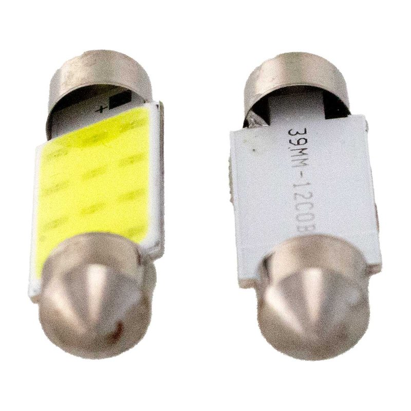 Lampada Led COB Siluro Canbus T11 C5W 39mm 4,5W DC12V Bianco Super Luminoso