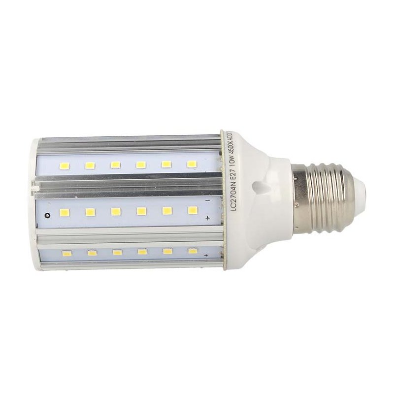 Lampada LED E27 AC/DC 12V 24V 10W Bianco Neutro Per Officina