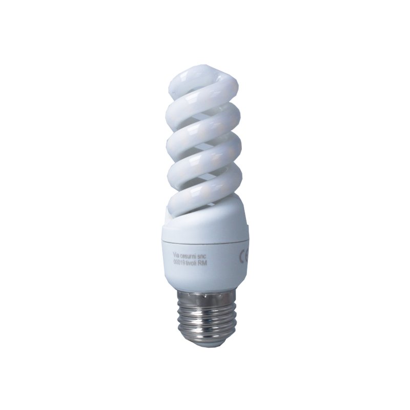 Lampada Led E27 Spirale 8W 720LM Bianco Freddo 6500K D38X122mm