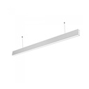 Lampada Led Lineare A Sospensione Slim 120cm 40W Corpo Argento Neutro 4000K Allungabile Chip Samsung  SKU-21375