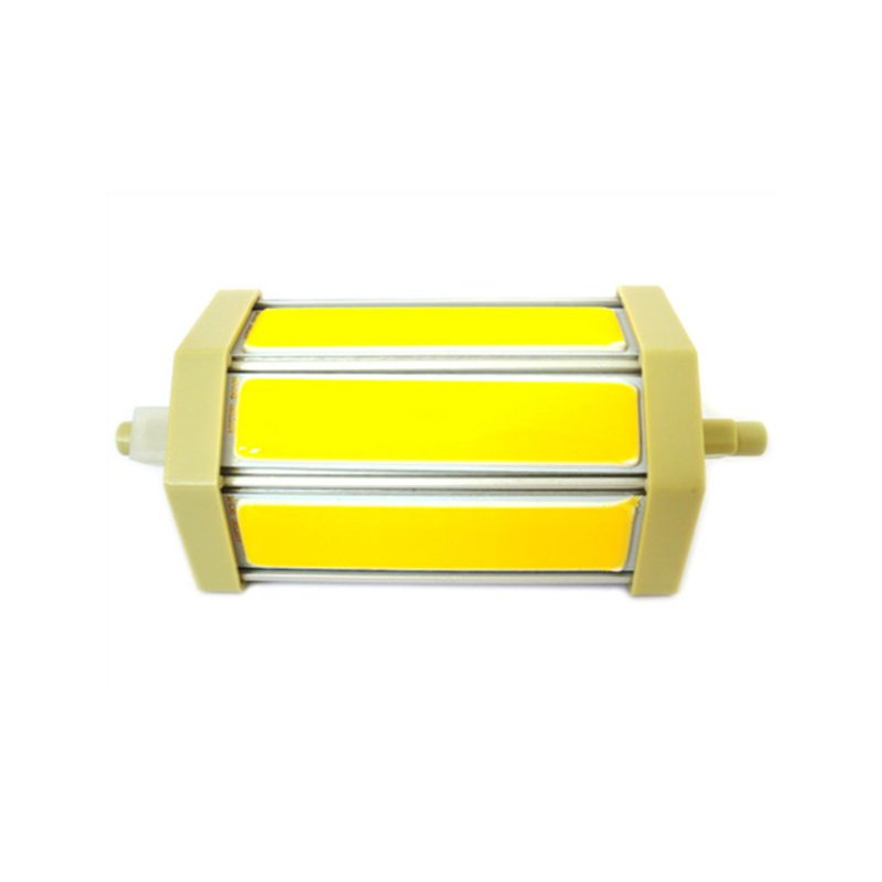 Lampada Led R7S RX7S Lineare Dimmerabile 118mm COB 9W = 90W 220V Bianco Caldo