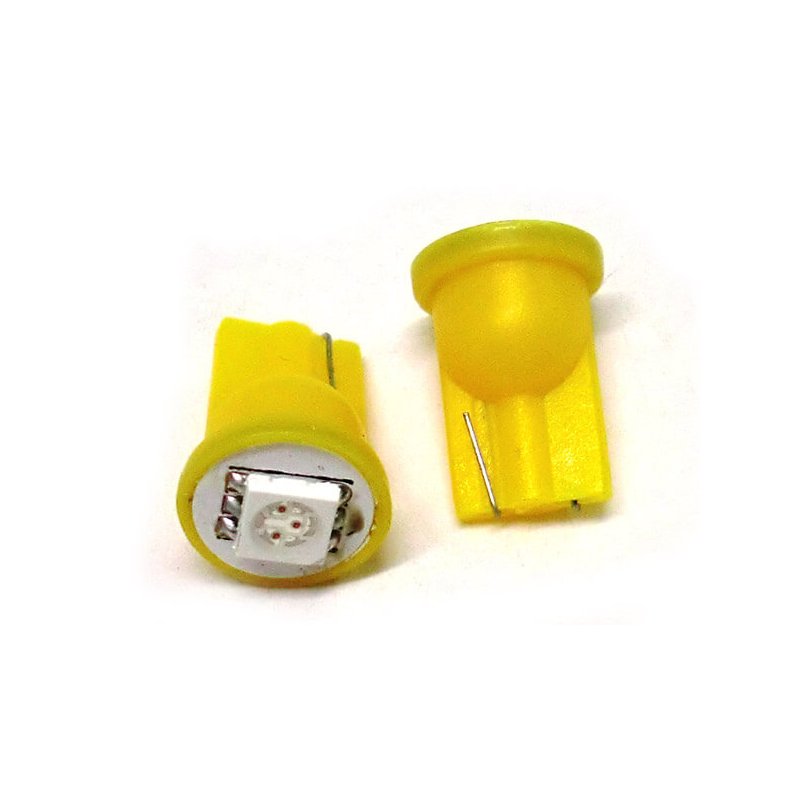 Lampada Led T10 W5W 1 Smd Arancione Frecce Laterale 12V