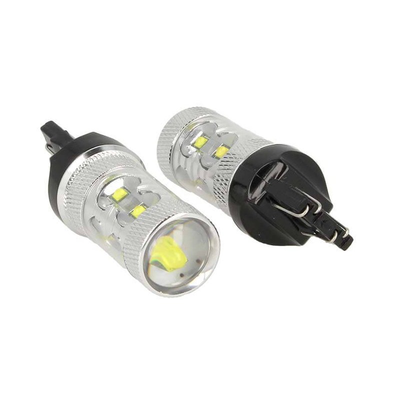 Lampada Led T20 Per Luci Diurne 50W 12V 24V W21/5W 7443 Per Dacia Duster Peugeot 208 Chevrolet Captiva