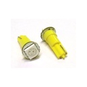 Lampada Led T5 W1,2W 1 Smd Arancione Giallo Luci Cruscotto 12V