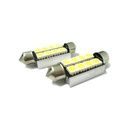 Lampadina Led Siluro Canbus T11 C5W 42mm 8 SMD 5050 12V Luci Targa Con Dissipatore