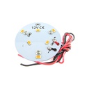 Led Plate DC 12V 3W 6 Smd 5730 Diametro 55mm Bianco Freddo