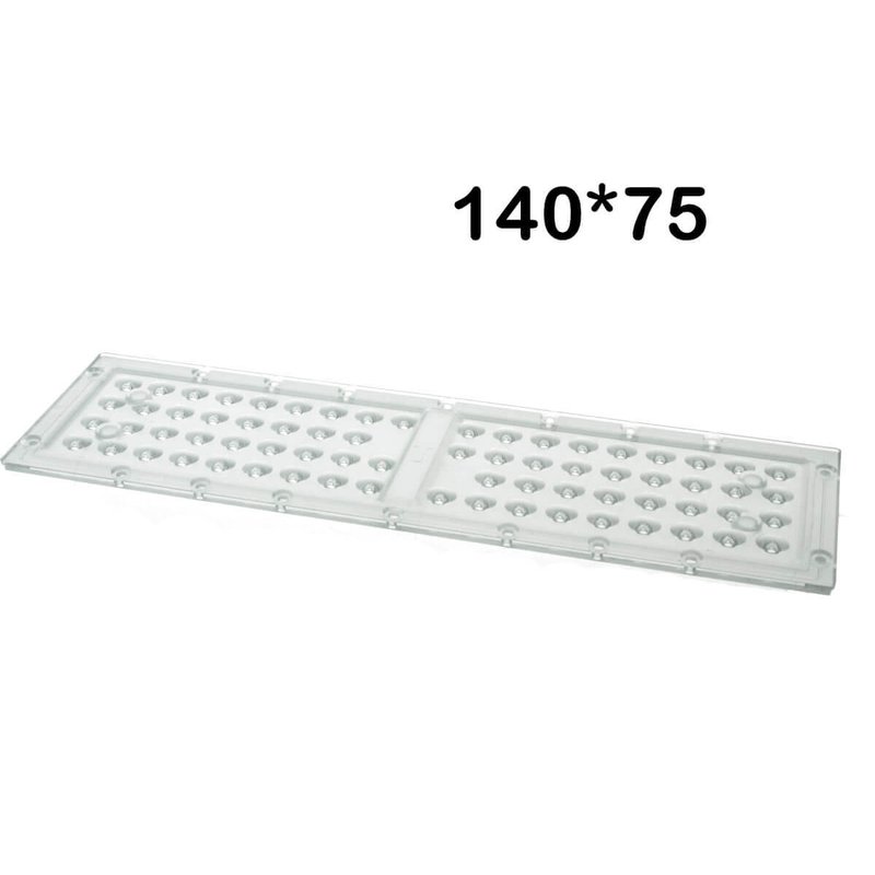 Lente 140*75 Gradi Doppio Angolo Per Modulo Del Proiettore Led FE3150N FE1150N Compreso Guaine Silicone Per Illuminazione Stradale