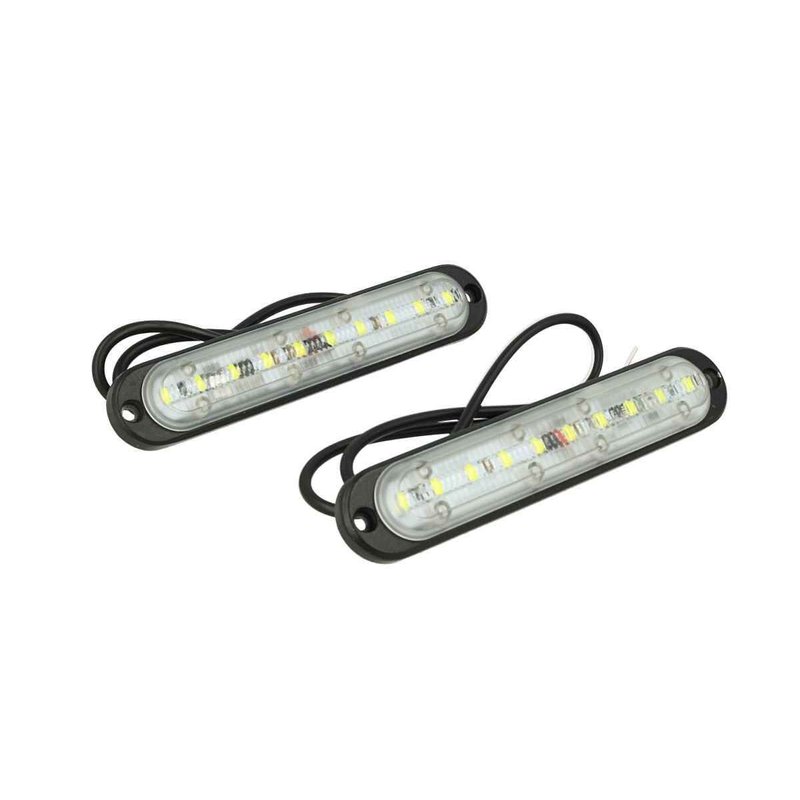 Luci Diurne Led DRLs Driving Light 12V 24V 10X1W IP68 Universale Per Auto Camper Furgone Camion