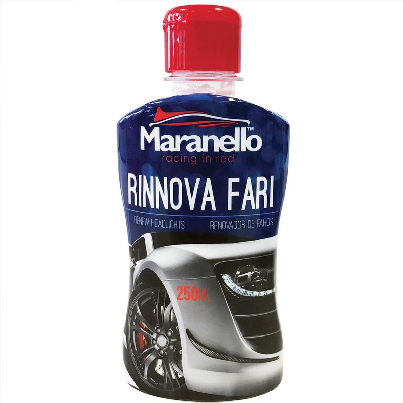 Maranello Rinnova Fari, Lucida i Fanali, Ripristina la Trasparenza, Migliora la visibilità 250 ml