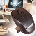 Mouse Wireless da Ufficio Lavoro Navigare Mouse Senza Filo con Design Leggera e Compatto Perfetto per Viaggio Modello Classico C