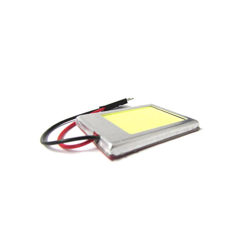 Pannello Lampada Led COB 24 Chip 12V 4,8W 38X27mm Siluro T11 Regolabile T10 W5W BA9S T4W