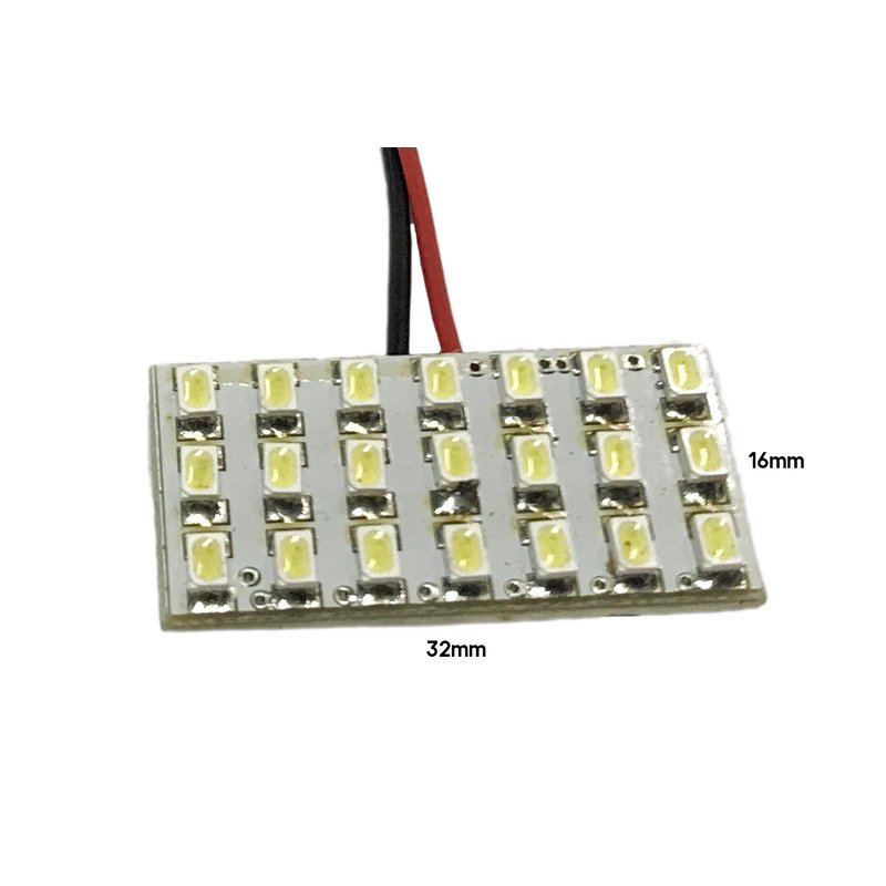 Pannello Plafoniera Lampada Led 12V Con 21 Smd 3014 Bianco Freddo Per Luci Abitacolo Cassone Furgone Camper